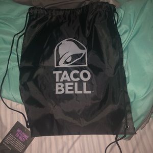 Taco Bell bag and large men’s Taco Bell work shirt